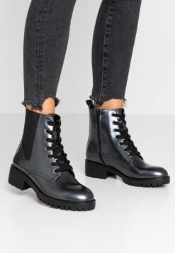 Anna Field Comfort - Lace-Up Ankle Boots - Gunmetal