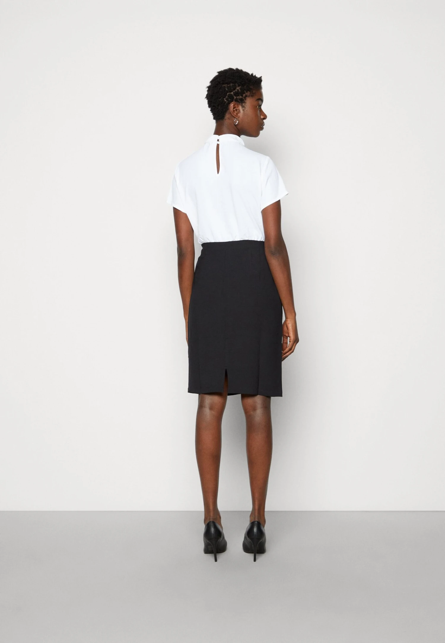 Anna Field Shift Dress - Black/White 3 Anna Field Shift Dress - Black/White - Image 3