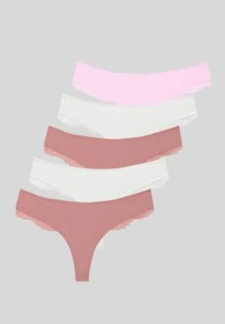 Anna Field 5 PACK - Thong - Light Blue / White -Fashion 5f9785d65a304406a19ed7bb16108335