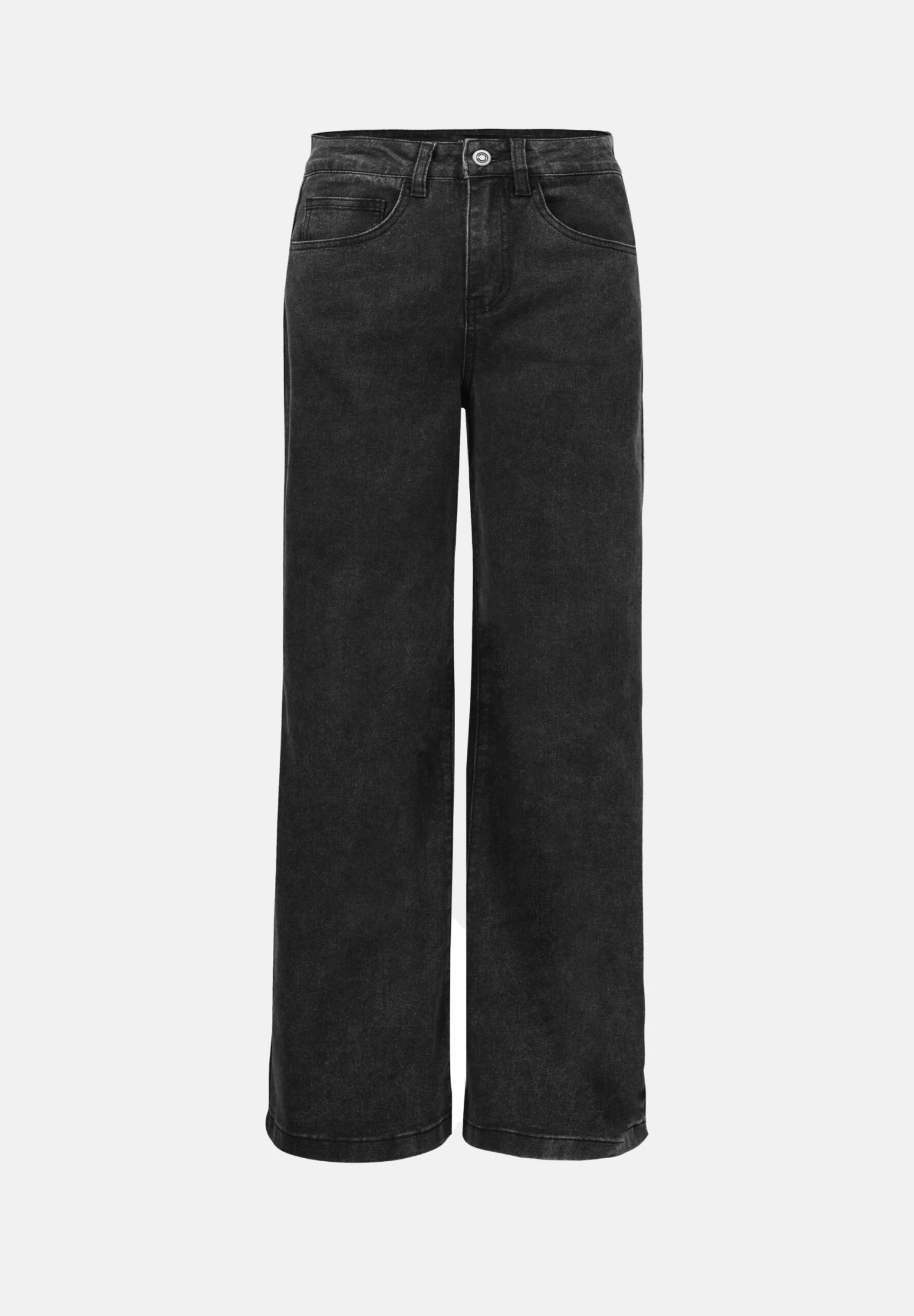 Flared Jeans - Washed Black 4 Flared Jeans - Washed Black - Image 4