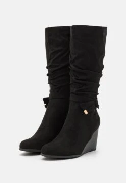 Anna Field Wedge Boots - Black 8 Anna Field Wedge Boots - Black -Fashion 5fd68cc9aec944b5a7d63596658d8322