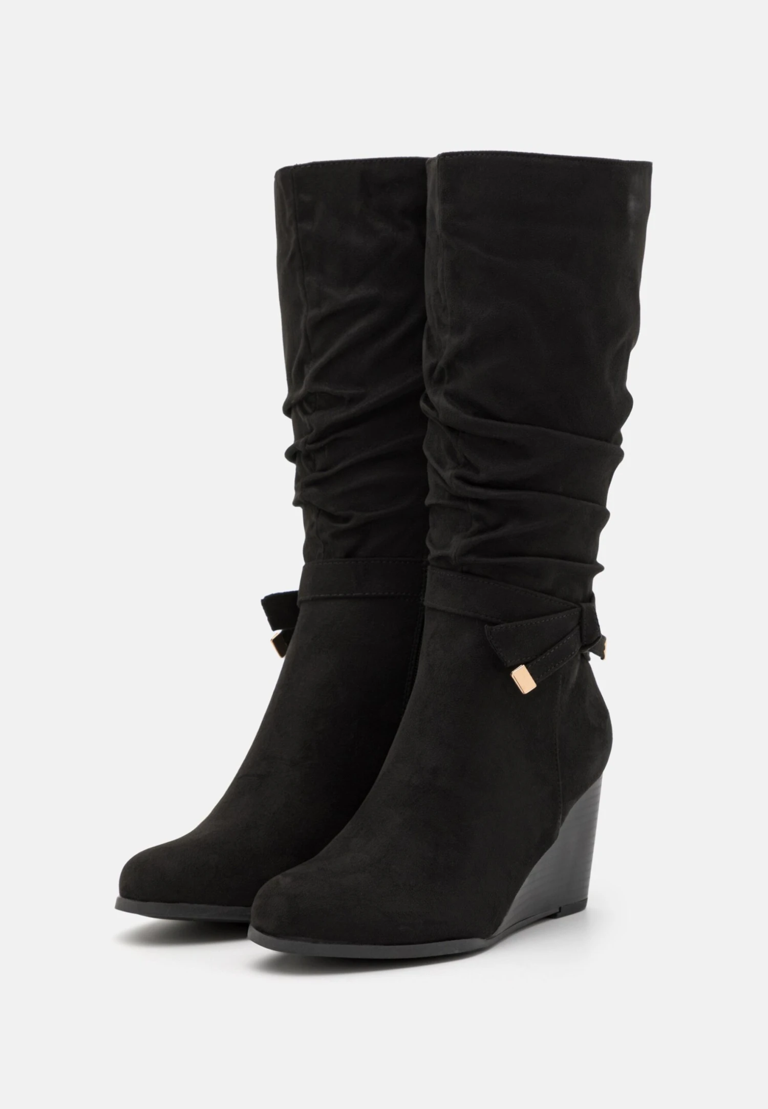 Anna Field Wedge Boots - Black 3 Anna Field Wedge Boots - Black - Image 3