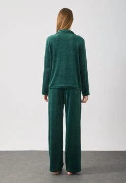 Anna Field SET - Pyjama Set - Dark Green -Fashion 60c2f9a5c891480a891456e355c3b5c0