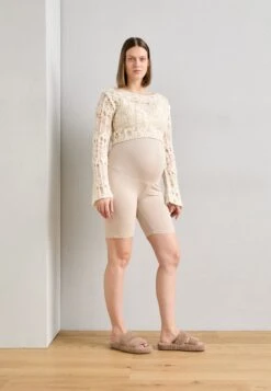 2 PACK - Leggings - Trousers - Black/beige