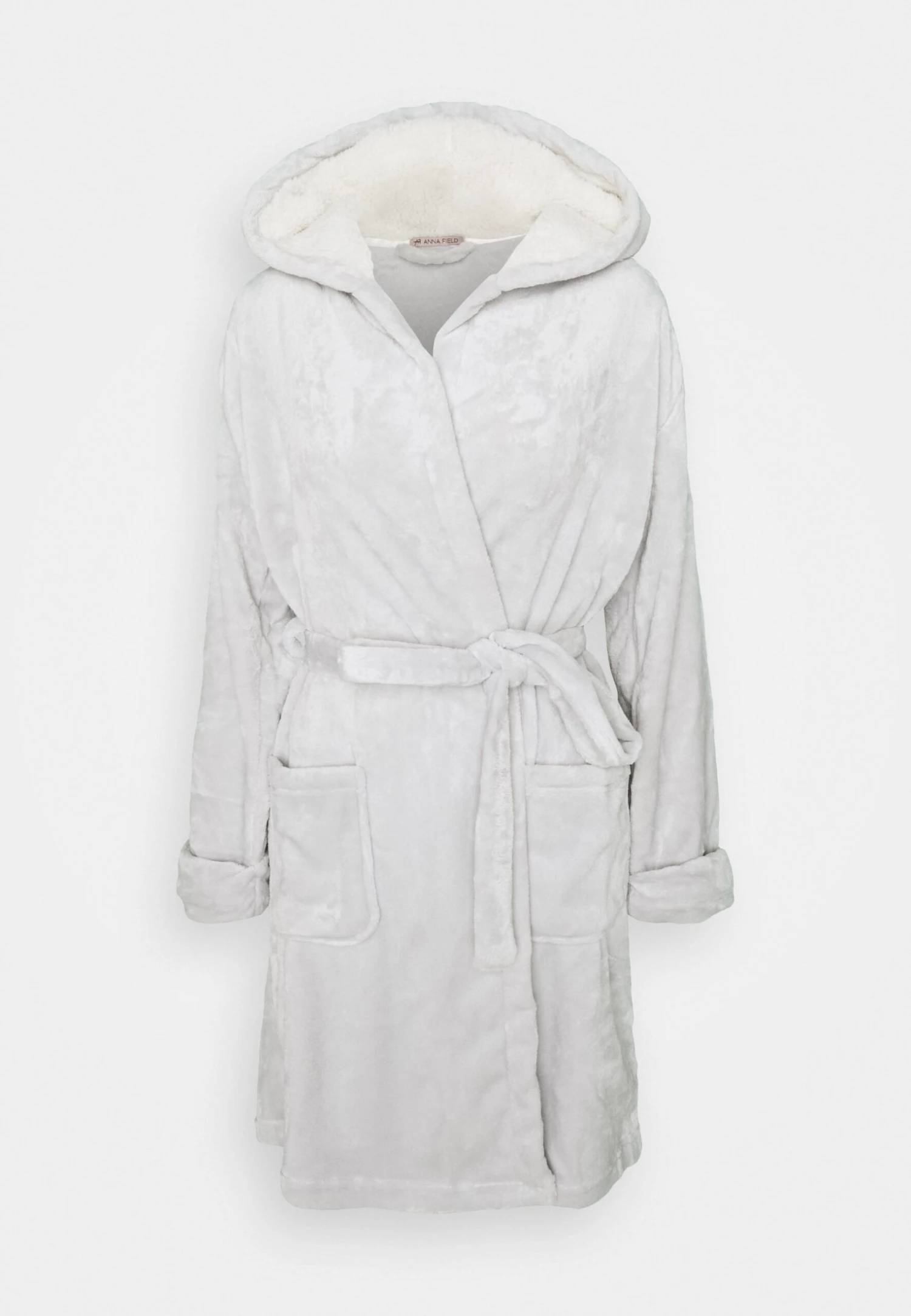 Anna Field Dressing Gown - Grey 4 Anna Field Dressing Gown - Grey - Image 4