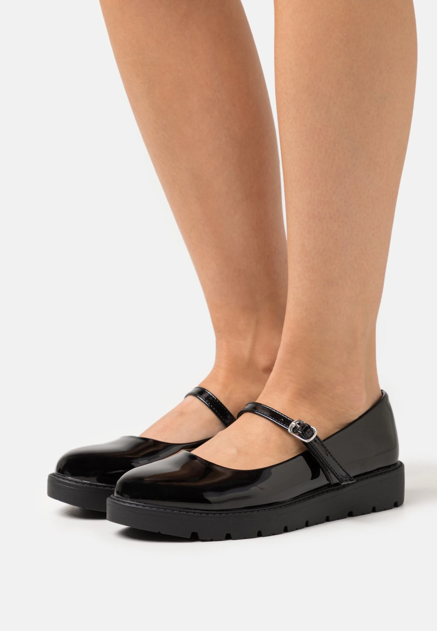 Ankle Strap Ballet Pumps - Black 1 Ankle Strap Ballet Pumps - Black