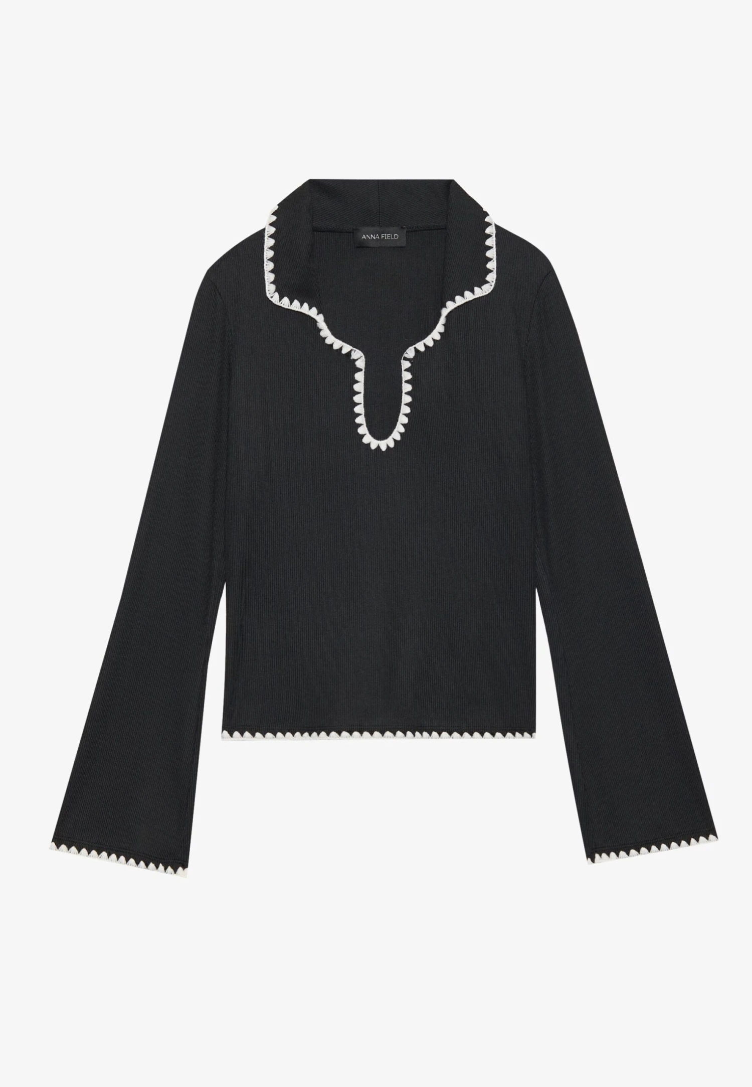 Anna Field Blouse - Black/white 4 Anna Field Blouse - Black/white - Image 4