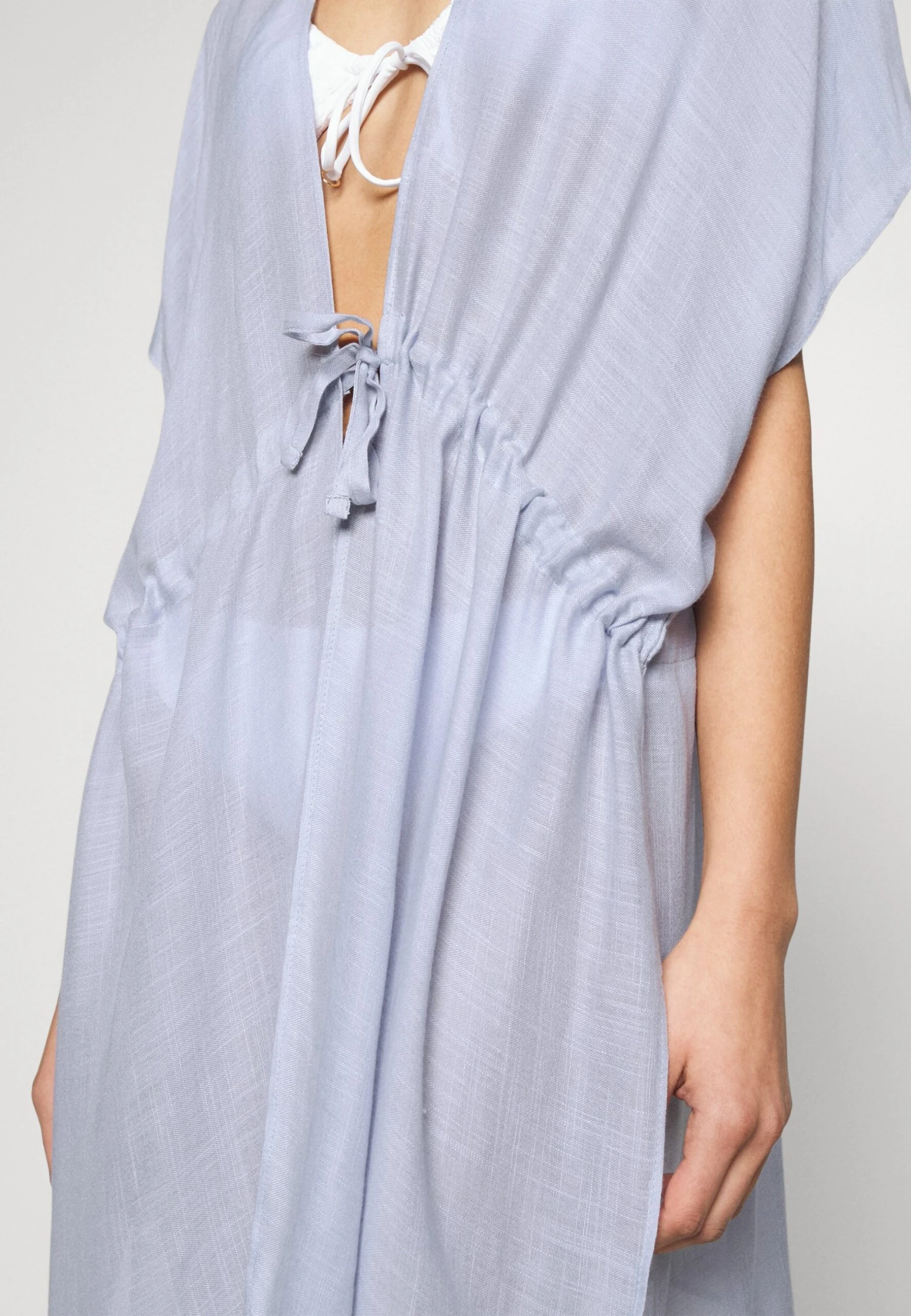 Anna Field Printed Short Kimono / 606 - Khaki_003 - Off-White - Beach Accessory - 502 - Blue 5 Anna Field Printed Short Kimono / 606 - Khaki_003 - Off-White - Beach Accessory - 502 - Blue - Image 5