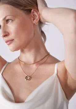 Anna Field 3 PACK - Earrings - Shiny Gold-coloured -Fashion 648a2f63d4774ff48ed2308b3db76498