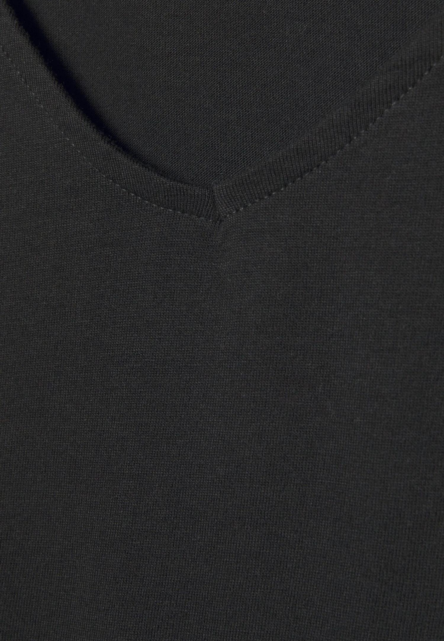 Anna Field Basic V Neck Drop Shoulder 2 Pack- Basic T-Shirt - Black 4 Anna Field Basic V Neck Drop Shoulder 2 Pack- Basic T-Shirt - Black - Image 4