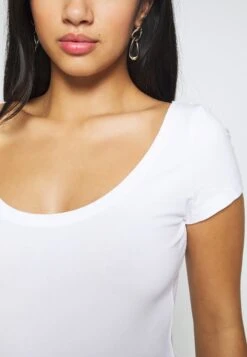 3 Pack - Basic T-Shirt - White/Black/Dark Grey -Fashion 6804e236ede1424791c64030ac6755f6