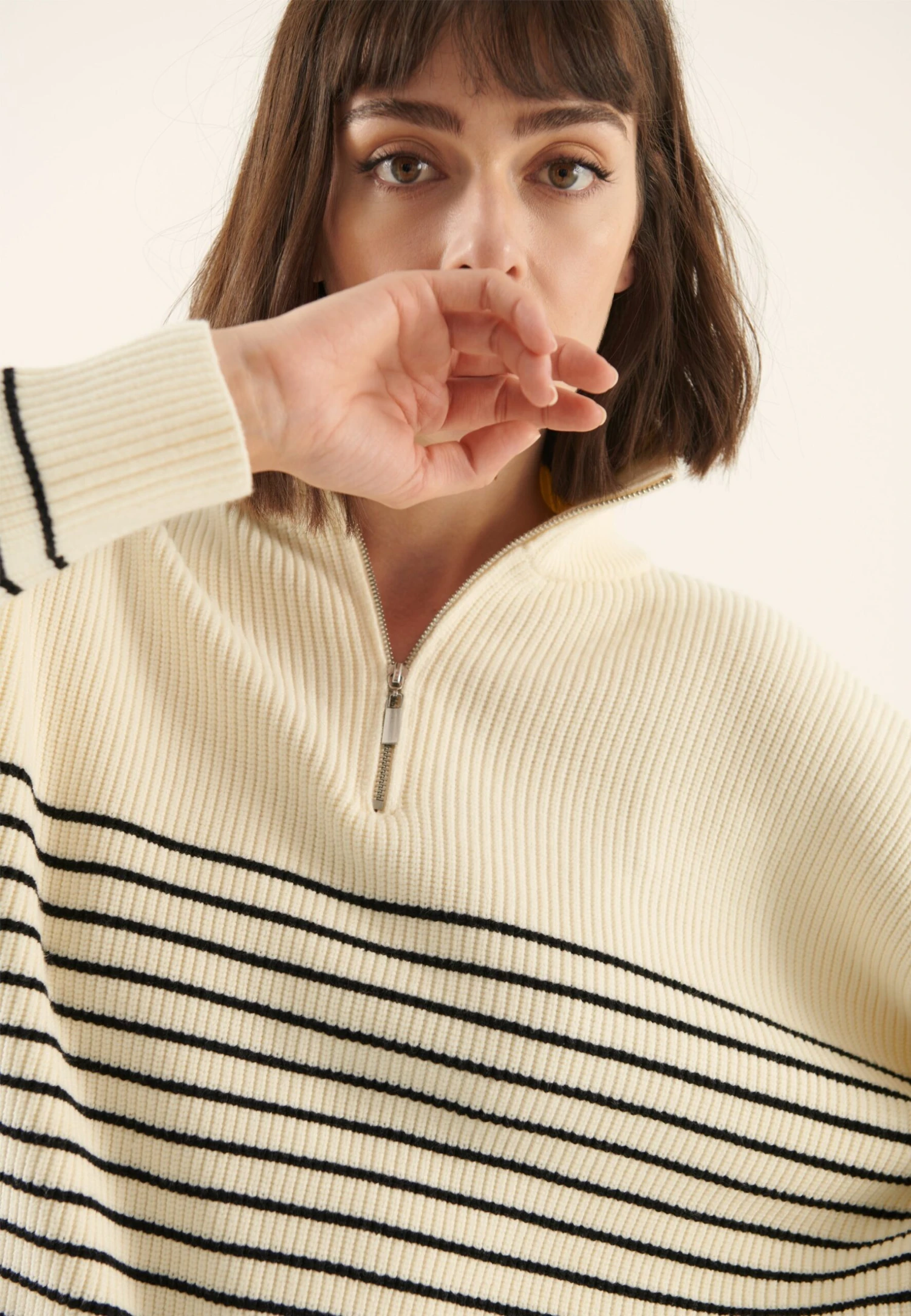 Anna Field Jumper - White/black 6 Anna Field Jumper - White/black - Image 6