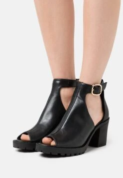 Anna Field Ankle Cuff Sandals - Black