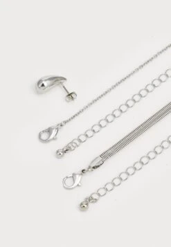 Anna Field SET - Earrings - Silver-coloured -Fashion 6a01ba7dee0d40eea4e1629f7e537131