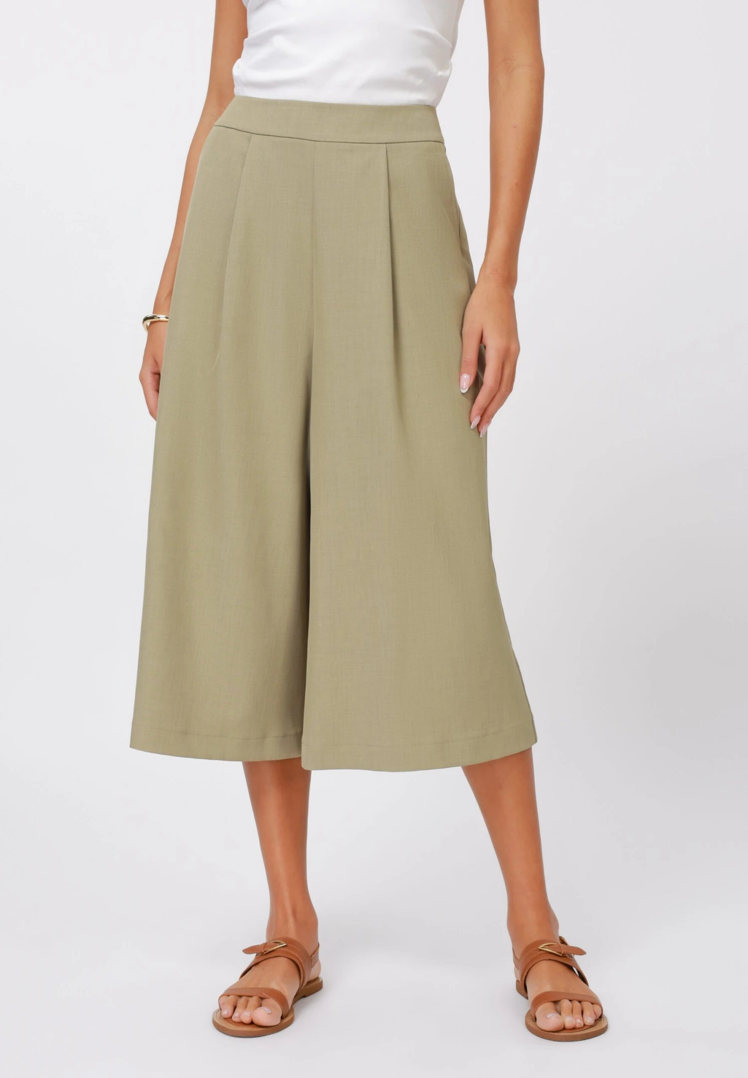 Anna Field Trousers - Light Khaki 1 Anna Field Trousers - Light Khaki