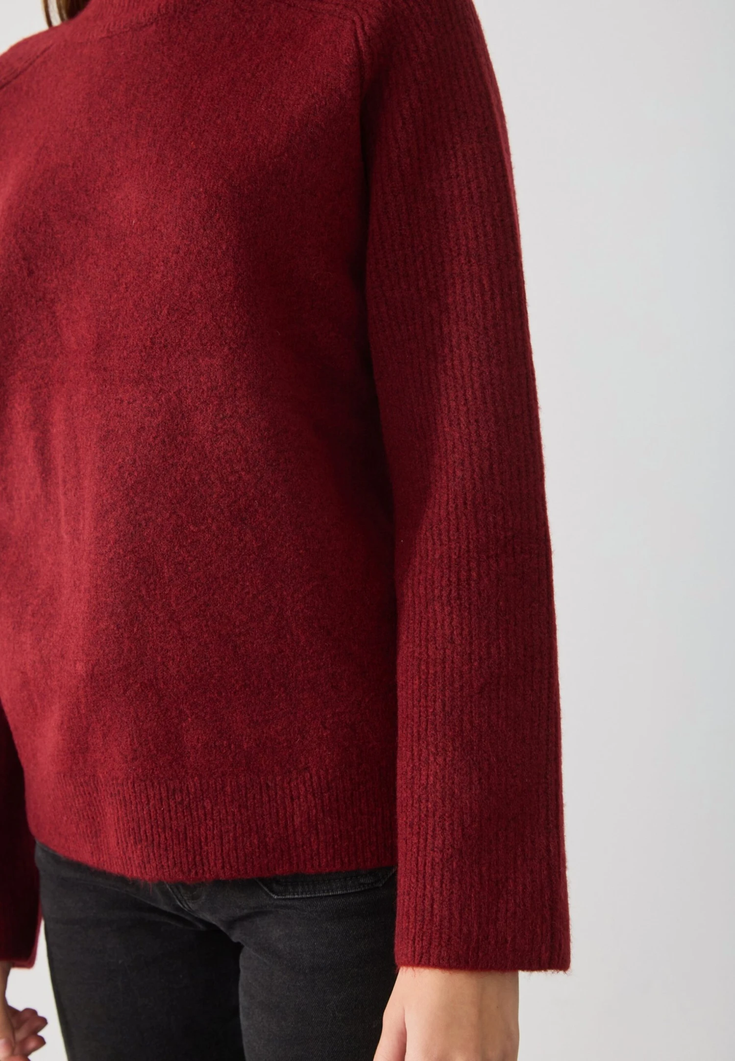 Anna Field Jumper - Burgundy 5 Anna Field Jumper - Burgundy - Image 5