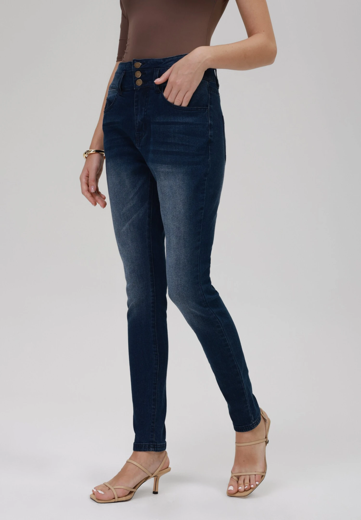 Jeans Skinny Fit - Dark Blue Wash 1 Jeans Skinny Fit - Dark Blue Wash
