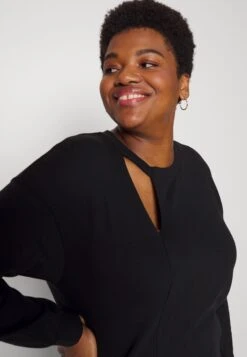 Cut Out Neck Fit - Sweatshirt -Black 9 Cut Out Neck Fit - Sweatshirt -Black -Fashion 6acc3aec99d14c6796d2d3151d3de227