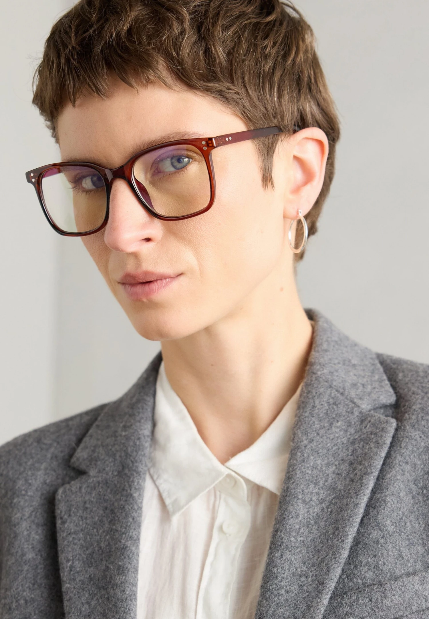 Anna Field Blue Light Glasses - Transparent Brown 2 Anna Field Blue Light Glasses - Transparent Brown - Image 2