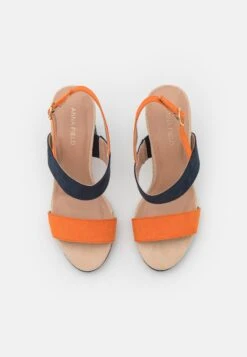 Anna Field High Heeled Sandals - Dark Blue -Fashion 6ce307770ab649bf8b4d57304507c78b