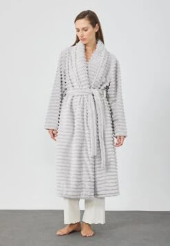 Anna Field Dressing Gown - Grey