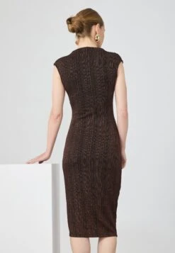 Anna Field Cocktail Dress / Party Dress - Black/copper Lurex -Fashion 6d1a8d28db6b4eafb4070dd52e9736c9