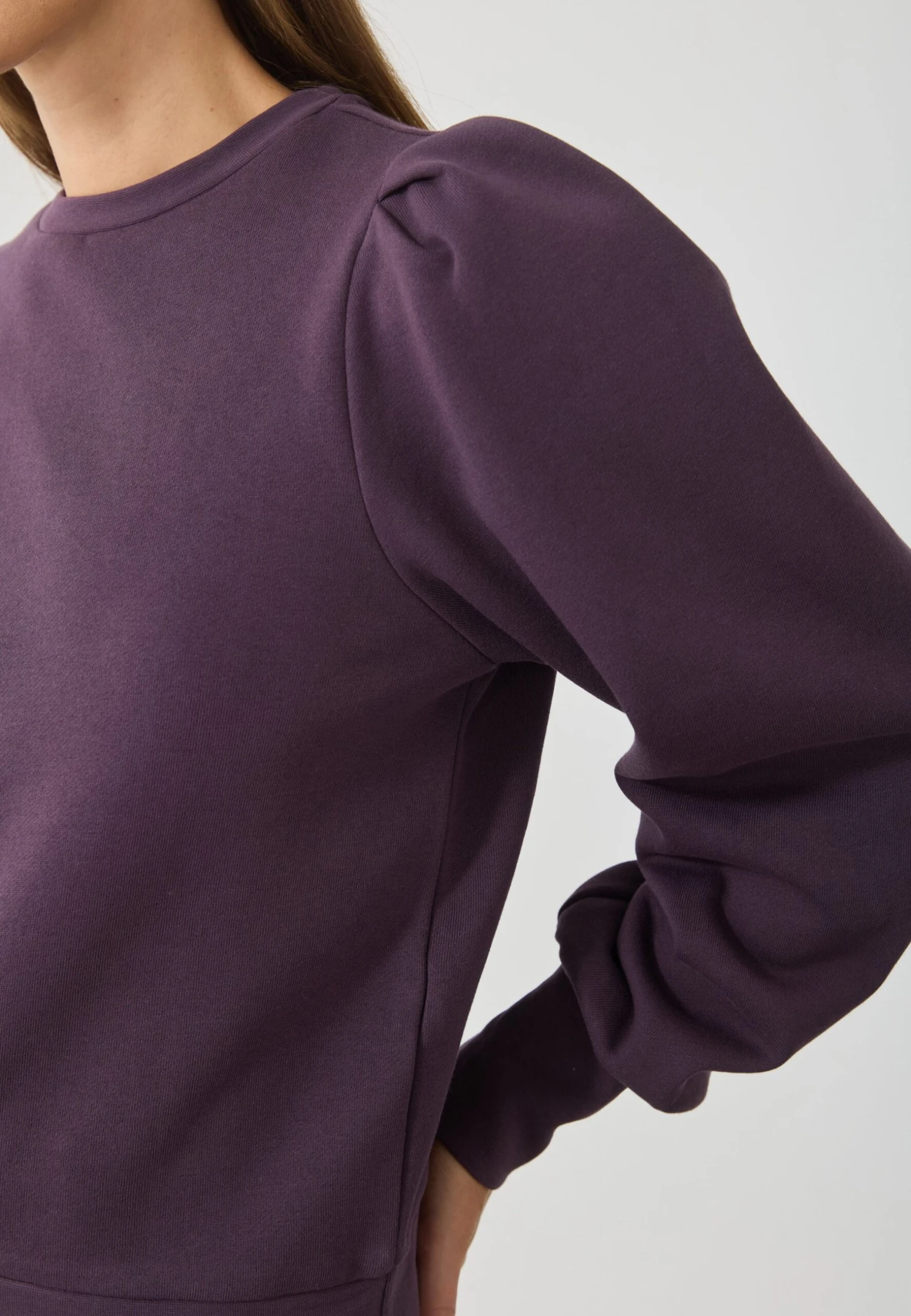 Anna Field Sweatshirt - Dark Purple 5 Anna Field Sweatshirt - Dark Purple - Image 5