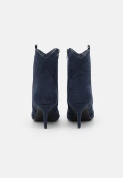 Anna Field High Heeled Ankle Boots - Dark Blue 9 Anna Field High Heeled Ankle Boots - Dark Blue -Fashion 6ee6507ce7ba49f39ef26c3303504231