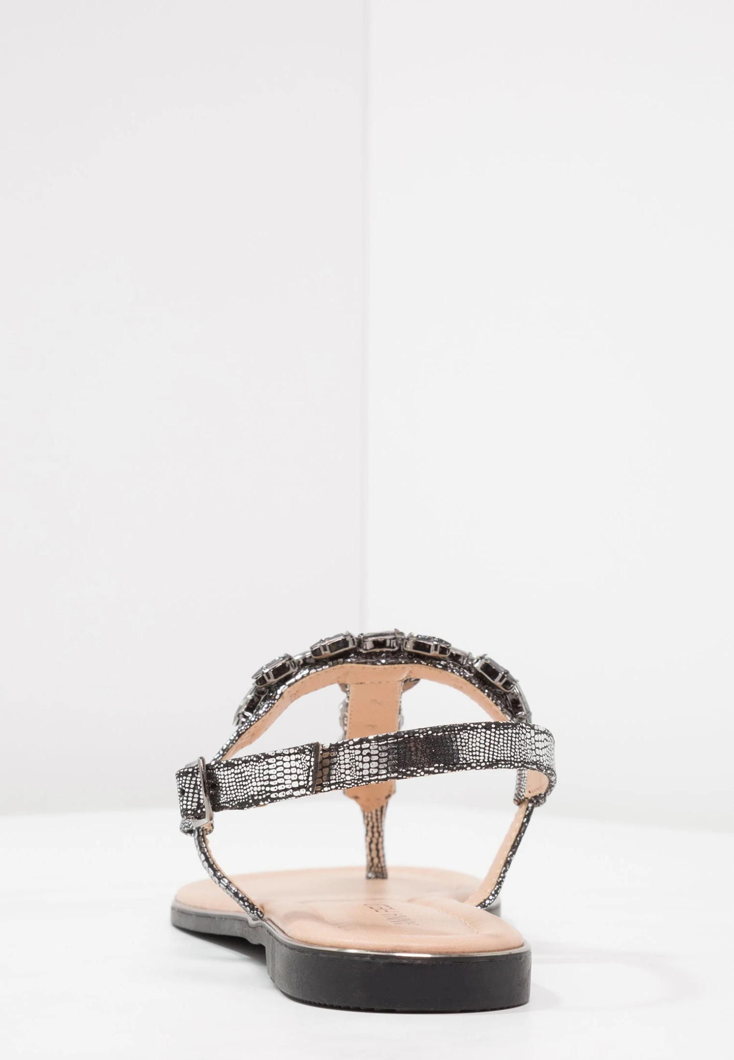 Anna Field T-Bar Sandals - Dark Gray 5 Anna Field T-Bar Sandals - Dark Gray - Image 5