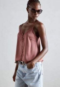 Anna Field Top - Brown