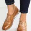 Anna Field Leather - Casual Lace-Ups - Cognac