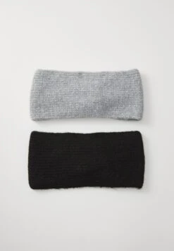 Anna Field SET - Ear Warmers - Grey/black -Fashion 7518ab18205f4f83a8a7852557a352f8
