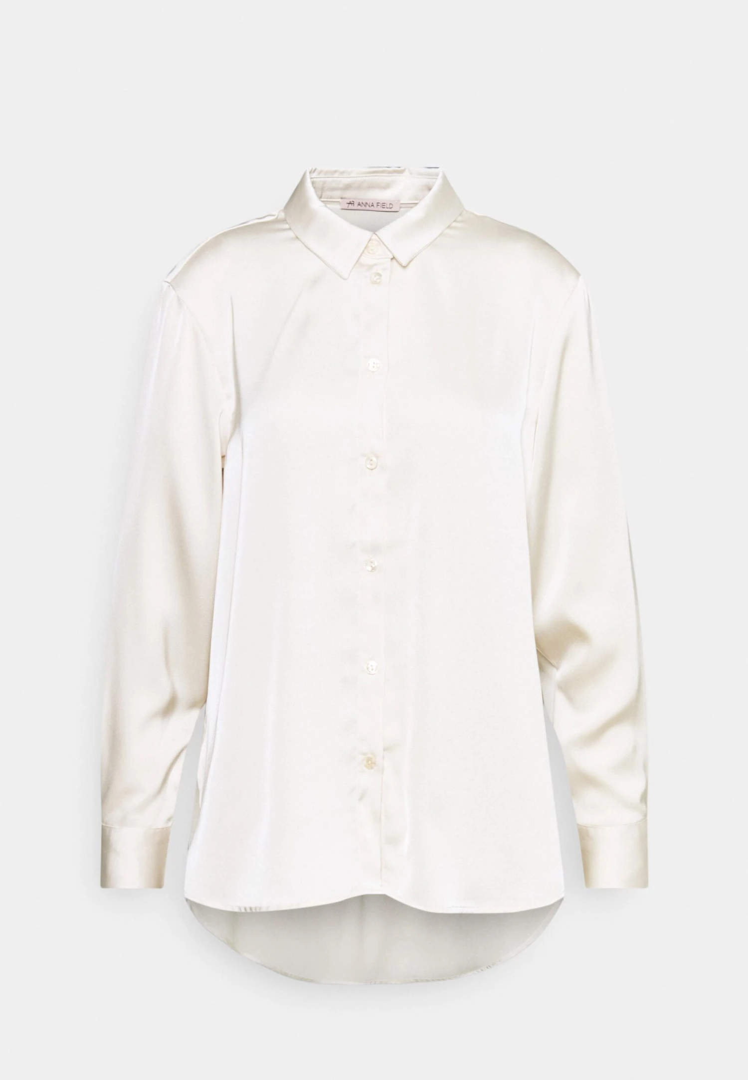 Anna Field Button-Down Blouse - Beige 1 Anna Field Button-Down Blouse - Beige