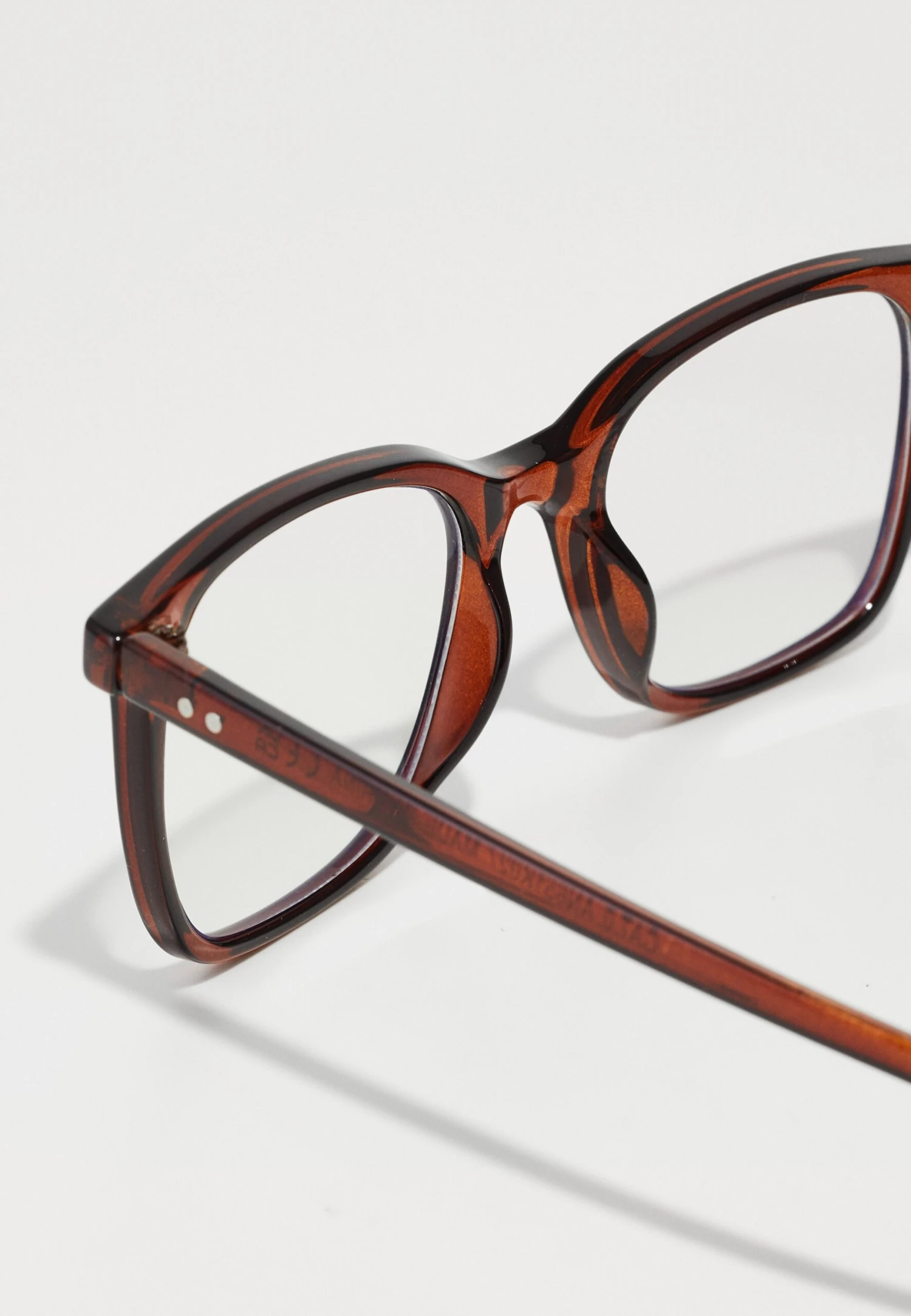 Anna Field Blue Light Glasses - Transparent Brown 4 Anna Field Blue Light Glasses - Transparent Brown - Image 4