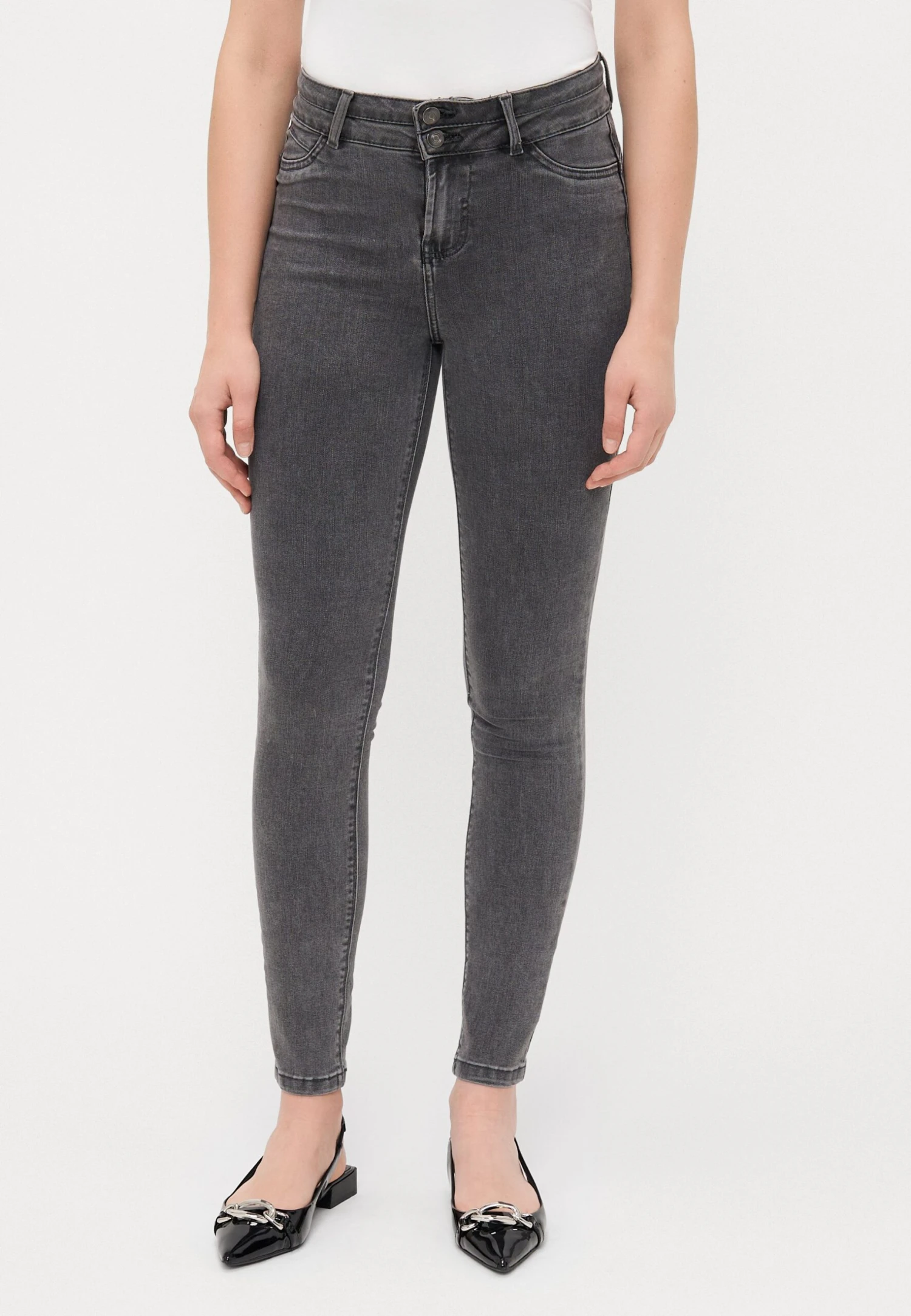 Jeans Skinny Fit - Grey Denim 1 Jeans Skinny Fit - Grey Denim