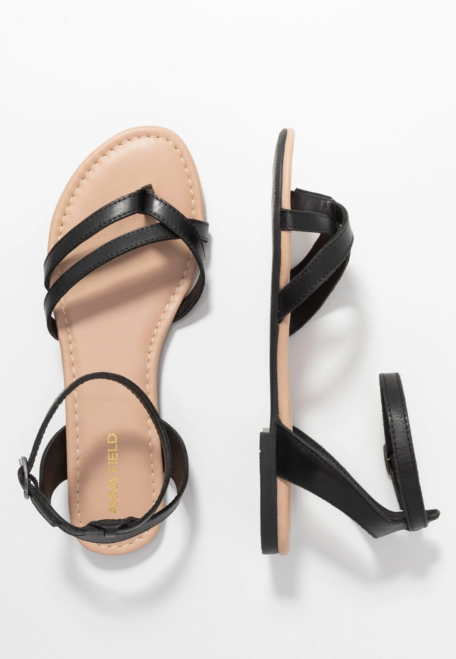 Anna Field Leather - T-Bar Sandals - Black 4 Anna Field Leather - T-Bar Sandals - Black - Image 4