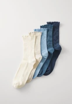 Anna Field 5 PACK - Socks - Blue/offwhite/grey -Fashion 7eb8b3983a524803b2b47b19ed7cdf51 1