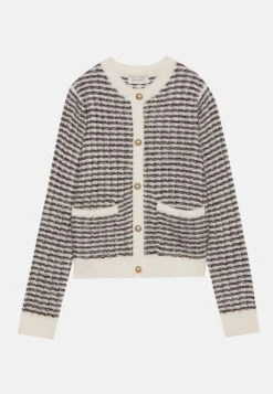 Anna Field Cardigan - Black/off-white -Fashion 7f272659b4f14257b473915093389084