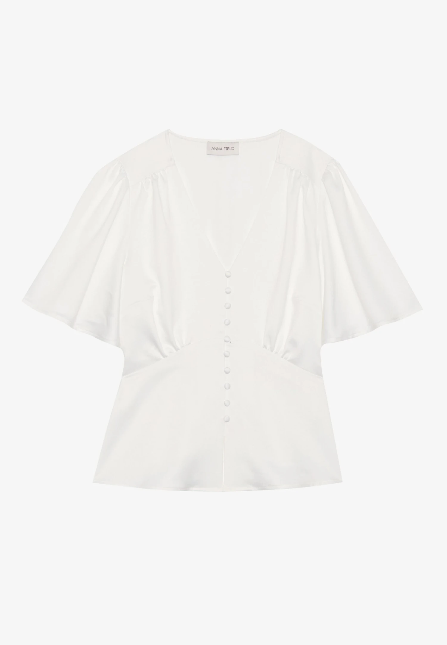 Anna Field Button-down Blouse - Cloud Dancer 4 Anna Field Button-down Blouse - Cloud Dancer - Image 4