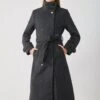Anna Field Classic Coat - Dark Grey