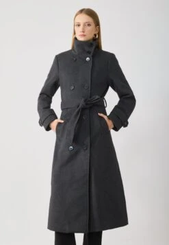 Anna Field Classic Coat - Dark Grey