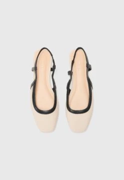 Anna Field Slingback Ballet Pumps - Off White/black 10 Anna Field Slingback Ballet Pumps - Off White/black -Fashion 801dce5099204adaa47c9369e8d7c5c5