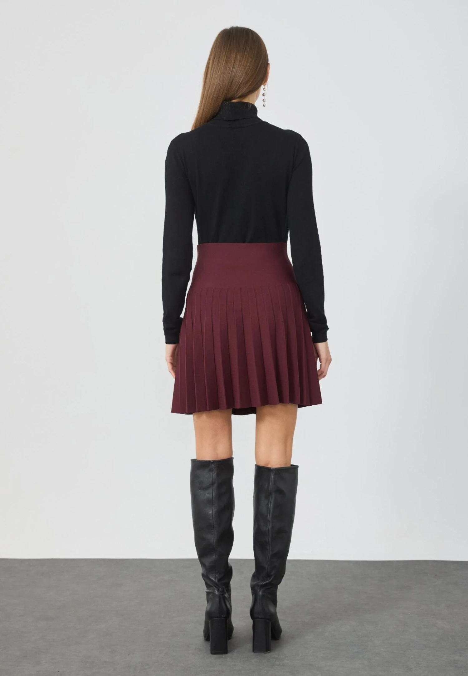 Anna Field MINI SKIRT WITH BUTTONS - A-line Skirt - Bordeaux 3 Anna Field MINI SKIRT WITH BUTTONS - A-line Skirt - Bordeaux - Image 3