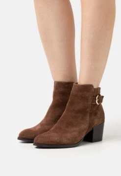 Anna Field Leather - Ankle Boots -Cognac