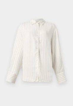 Anna Field LINEN BLEND MIX SHIRT - Button-down Blouse - White 11 Anna Field LINEN BLEND MIX SHIRT - Button-down Blouse - White -Fashion 82a6c0eb3d654cf199170cc1d19f76ff