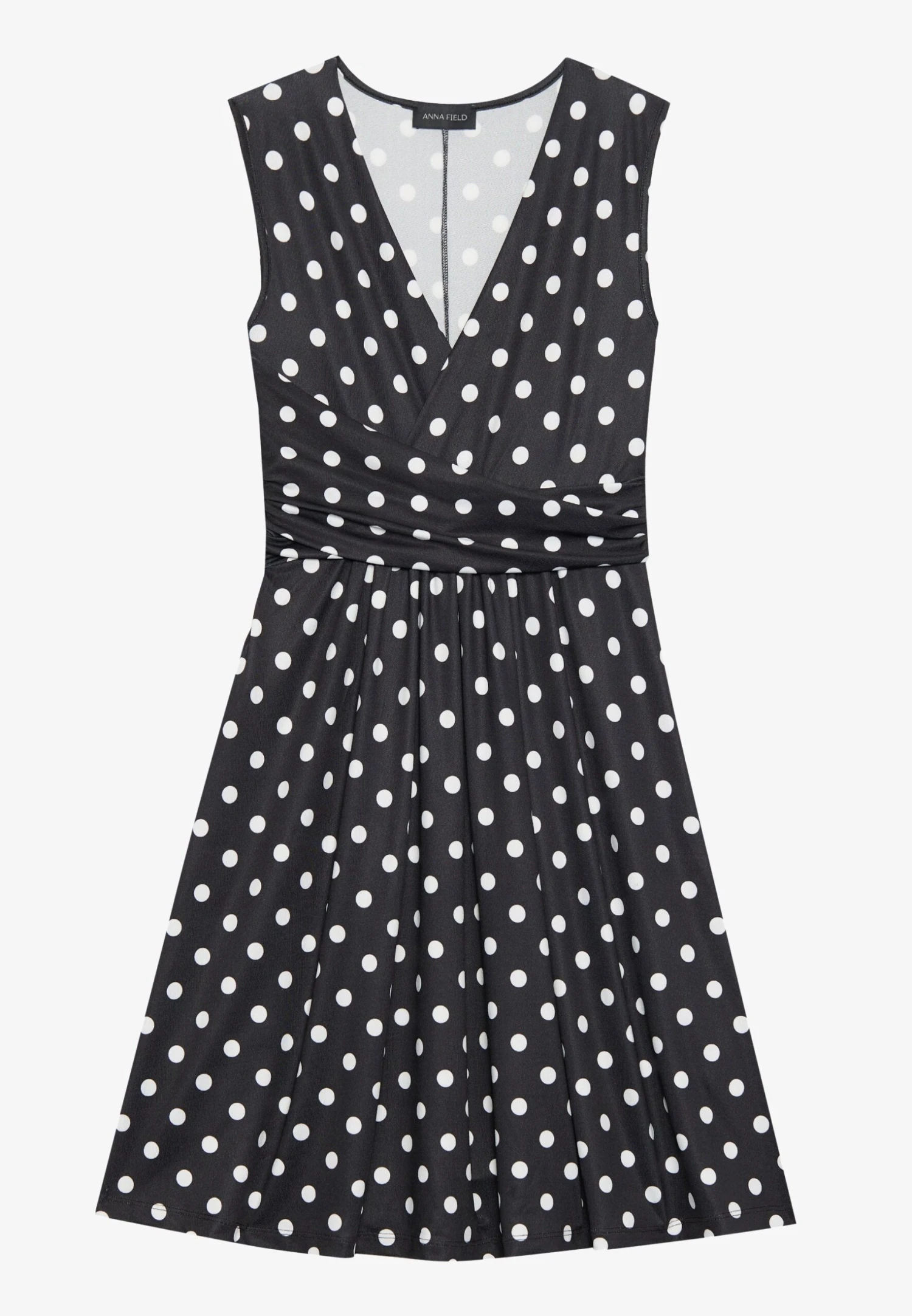 Anna Field Jersey Dress - Black Based / Pink Red Floral 8 Anna Field Jersey Dress - Black Based / Pink Red Floral - Image 8