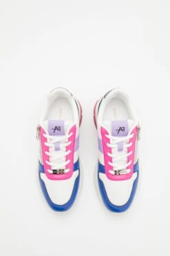 Anna Field Leather- Trainers - White/Multi-Coloured -Fashion 846dab65b7724de5a09b88d3207e0489