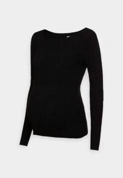 Nursing Overlap - Jumper - Black