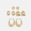 Anna Field 4 PACK - Earrings - Gold-coloured