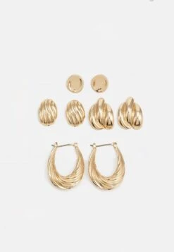 Anna Field 4 PACK - Earrings - Gold-coloured